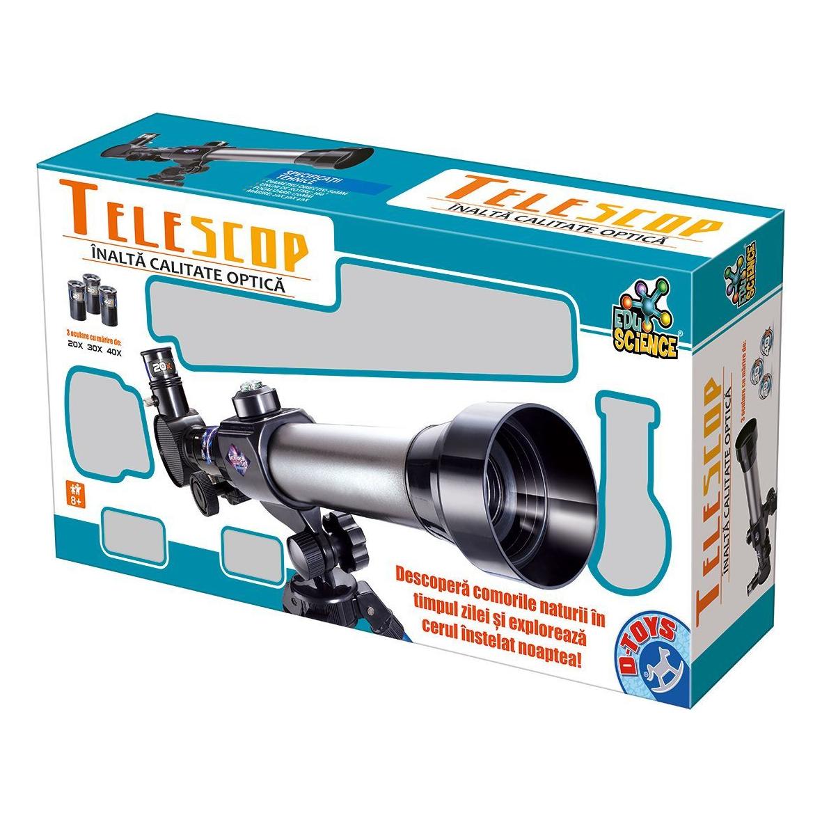 Telescop Astronomic pentru Copii 20X-30X-40X cu Trepied